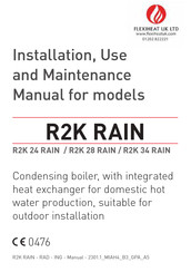 Flexiheat R2K 24 RAIN Installation, Use And Maintenance Manual