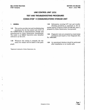 Sykes COMM-STOR II 8220AC Testing And Troubleshooting
