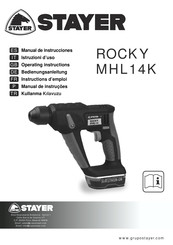 stayer ROCKY MHL14K Operating Instructions Manual