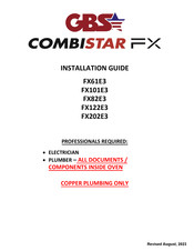 GBS COMBISTAR FX82E3 Installation Manual