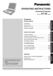 Panasonic CF-30FTSAZBM Operating Instructions Manual