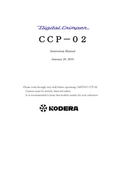 KODERA CCP-02 Instruction Manual