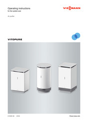 Viessmann VITOPURE 350 Operating Instructions Manual