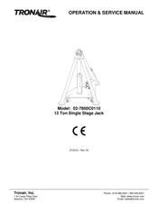 Tronair 02-7800C0110 Operation & Service Manual
