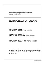 HESA HEINF6E Installation And Programming Manual