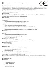 Solight TE92WIFI Operating Instructions Manual