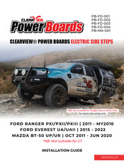 ClearView PowerBoards PB-FD-002 Installation Manual