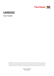 ViewSonic VS19887 User Manual