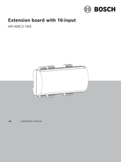 Bosch API-AMC2-16IE Installation Manual