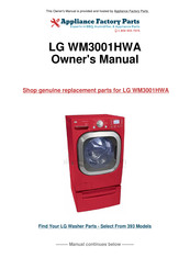 LG WM3001HWA Service Manual
