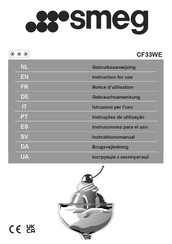 Smeg CF33WE Instructions For Use Manual