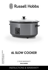 Russell Hobbs RHSC600RED Instructions & Warranty