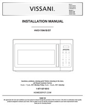 Vissani 1007359252 Installation Manual