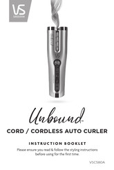 SASSOON Unbound VSC580A Instruction Booklet