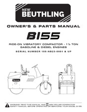 NEW BEUTHLING B155 Owner's & Parts Manual