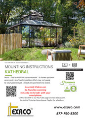 Exaco KATHEDRAL Mounting Instructions