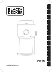 Black & Decker BXCG151E Original Instructions Manual