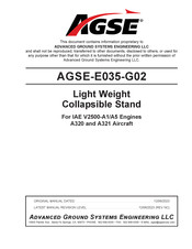AGSE AGSE-E035-G02 Manual