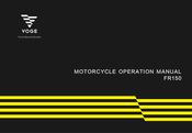 VOGE FR150 Operation Manual