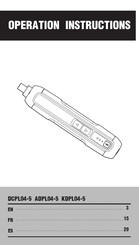 Dongcheng DCPL04-5 Operation Instructions Manual