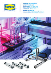 NTN-SNR AXE Series Operating Manual