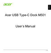 Acer M501 User Manual