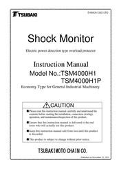 Tsubaki TSM4000H1P Instruction Manual