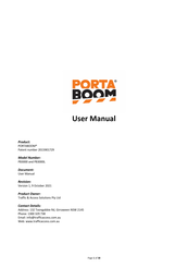 PORTABOOM PB3000L User Manual