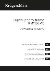 Krüger & Matz KM1102-15 Extended Manual