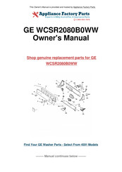 GE S3500 Owner's Manual