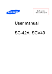 Samsung SC-42A User Manual