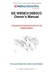 GE WBSE3120B3CC Owner's Manual