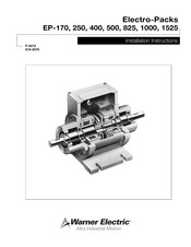 Warner Electric Electro-Pack EP-500 Installation Instructions Manual