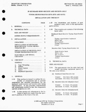 Teletype 28 Installation And Checkout Manual