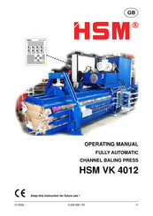 HSM 2858 Operating Manual