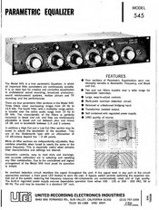 Universal Audio 545 Manual
