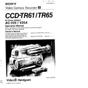 Sony Handycam CCD-TR61 Operation Manual