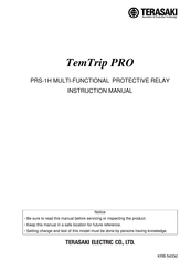 TERASAKI TemTrip PRO PRS-1H Instruction Manual