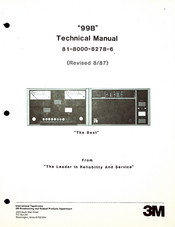 3M 99B Technical Manual