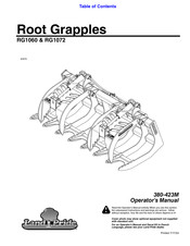 Land Pride RG1060 Operator's Manual