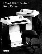 Digital Equipment DECwriter II LA35-DJ User Manual