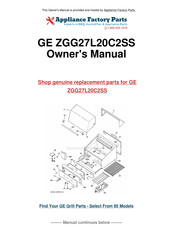 Ge Monogram ZGG27L20C2SS Owner's Manual