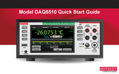 Tektronix KEITHLEY DAQ6510 Quick Start Manual
