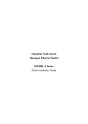 Planet IGS-R4215-24T4X Quick Installation Manual