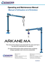 Starter GRU00364 Operating And Maintenance Manual