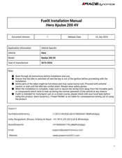 Race Dynamics FuelX Installation Manual