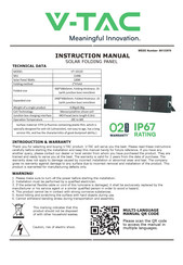 V-TAC VT-10120 Instruction Manual