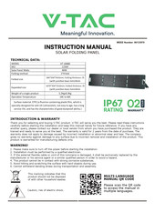 V-TAC VT-10080 Instruction Manual