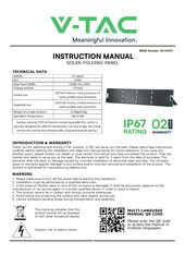 V-TAC VT-10241 Instruction Manual