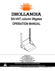 Dhollandia DH-VHT Operation Manual